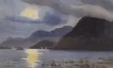 Untitled by Edward George Hobley, watercolor, sold Jan 2026
