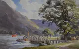 Untitled by Edward George Hobley, watercolor, sold Jan 2026