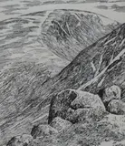 Untitled by Alfred Wainwright, ink, sold Jan 2026