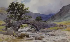 Untitled by Edward George Hobley, watercolor, sold Jan 2026