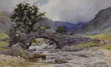 Untitled by Edward George Hobley, watercolor, sold Jan 2026