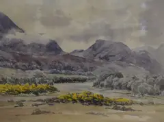 Untitled by L. Clark, watercolour, sold Jan 2026