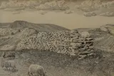Untitled by Alfred Wainwright, ink, sold Dec 2025