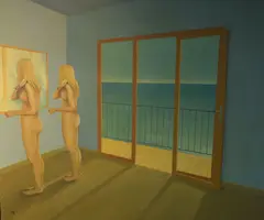 Untitled by Colin Scott, 1974, oil on canvas, sold Dec 2025