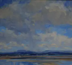 Untitled by John Rogers, oil on board, sold Dec 2025