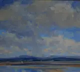Untitled by John Rogers, oil on board, sold Dec 2025