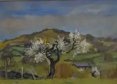 Spring, Lyth Valley by Fiona Clucas, Mixed media, sold Dec 2025