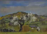 Spring, Lyth Valley by Fiona Clucas, Mixed media, sold Dec 2025