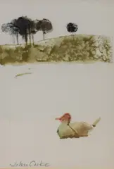 Untitled by John Cooke, watercolour, sold Dec 2025
