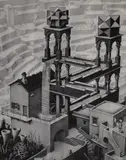 Waterfall by M. C. Escher, Lithograph, sold Dec 2025
