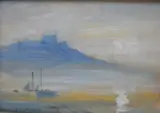 Untitled by John Cooke, oil on board, sold Dec 2025