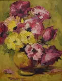 Untitled by James Brindle, oil on board, sold Dec 2025