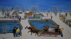 Untitled by Martin Paluška, oil on canvas, sold Dec 2025