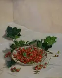 Untitled by Stephen J. Darbishire, oil on board, sold Dec 2025