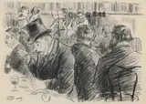 Soup by Lucien Pissarro, 1889, watercolor, sold Mar 2026
