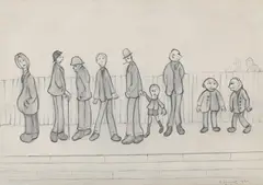 Untitled by L. S. Lowry, Pencil, sold Mar 2026