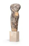 White spotted torso by Paul Vanstone, sculpture, sold Mar 2026