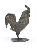 Cockerel by Bernard Meadows, Bronze, sold Mar 2026