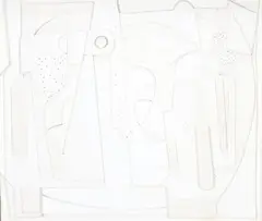 Still life with bottles and knife by Bryan Ingham, 1991, oil, sold Mar 2026