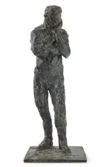 Standing figure by Laurence Edwards, 2017, Bronze, sold Mar 2026