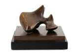 Maquette for carving: points by Henry Moore, Bronze, sold Mar 2026