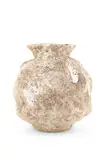 Vase by Aki Moriuchi, Stoneware, thick volcanic glaze, and undulating form Impressed artist's seal, sold Mar 2026