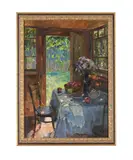 On the veranda by Pavel Ryabinsky, 1999, Oil on canvas, sold Mar 2026