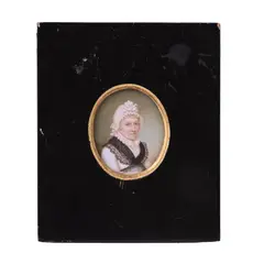 Early 19th century, portrait miniature of catherine maso by Y Sampson Towgood Roche, Watercolour, sold Mar 2026