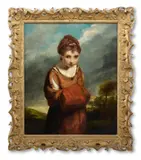 P. r. a. (british 1723-1792), portrait of theophila palmer by Joshua Reynolds, oil on panel, sold Mar 2026