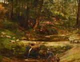 The sylvan spring by Richard Redgrave, Oil on canvas, sold Feb 2026