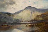 Loch lomond by Alfred de Breanski Senior, Oil on canvas, sold Feb 2026