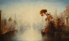 A venetian view by James Salt, Oil on canvas, sold Feb 2026