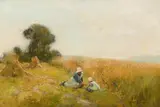 Summer landscape by Adam Edwin Proctor, Oil on canvas, sold Feb 2026