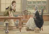 Pot pourri by George Dunlop Leslie, Watercolour, sold Feb 2026