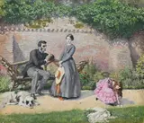 Rochester and jane eyre by Frederick Walker, Watercolour and bodycolour, sold Feb 2026