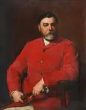 Portrait of charles wigley wickstead (1837 - 1906) by Walter William Oules, Oil on canvas, sold Feb 2026