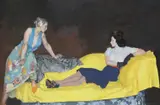 Mercedes and julietta by William Russell Flint, 1940, Tempera on card, sold Feb 2026
