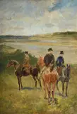 Untitled by John Lewis Brown, Oil on board, sold Feb 2026