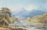 Langdale pikes by William Payne, Watercolour, sold Feb 2026