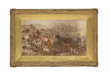 The highland drover by John Frederick Tayler, Watercolour, sold Feb 2026