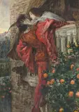 Romeo and juliet by Frank Bernard Dicksee, Pencil and watercolour heightened with bodycolour, sold Feb 2026