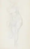 Figure study of a nude by Edward Burne-Jones, Pencil on paper Indistinctly inscribed, sold Feb 2026