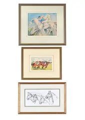 Untitled by Joanna Daniell, Watercolour over pencil; pen and ink and watercolour; pencil All signed, sold Feb 2026