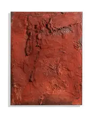 Nylon baroque by Bram Bogart, Mixed media on canvas laid on wood, sold Jan 2026