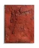 Nylon baroque by Bram Bogart, Mixed media on canvas laid on wood, sold Jan 2026