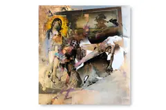Untitled by Zsolt Bodoni, 2016, Oil and acrylic on canvas, sold Jan 2026