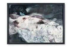 Nudo disteso by Renzo Vespignani, 1962, Oil on canvas, sold Jan 2026