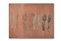 Untitled by Toti Scialoja, 1959, Oil and sand on canvas, sold Jan 2026