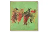 Verde by Toti Scialoja, 1995, Oil on canvas, sold Jan 2026