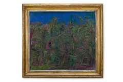 Paesaggio by Ennio Morlotti, Oil on canvas, sold Jan 2026